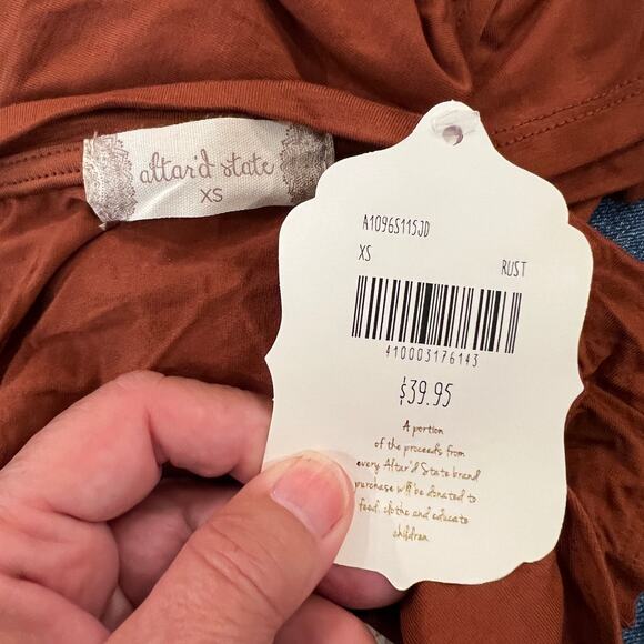 NWT Altar'd State University of Texas "Texas is my First Love" Tank Top - Picture 6 of 9